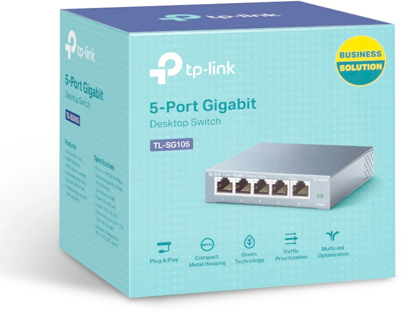 TP-Link TL-SG105 5-Ports Gigabit Netzwerk Switch Karton